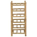 vidaXL Étagère à vin Naturel 32 5 x 29 5 x 72 cm Bambou