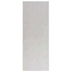 vidaXL Tapis de surface LUGO Crème et gris 80 x 200 cm Polyester