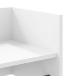 vidaXL Étagère murale blanc 70 5x35x30 5 cm bois d'ingénierie