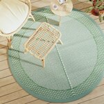 vidaXL Tapis d'extérieur vert Ø160 cm PP