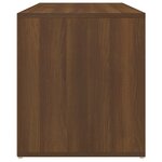 vidaXL Banc d'entrée 80x40x45 cm Chêne marron Bois d'ingénierie