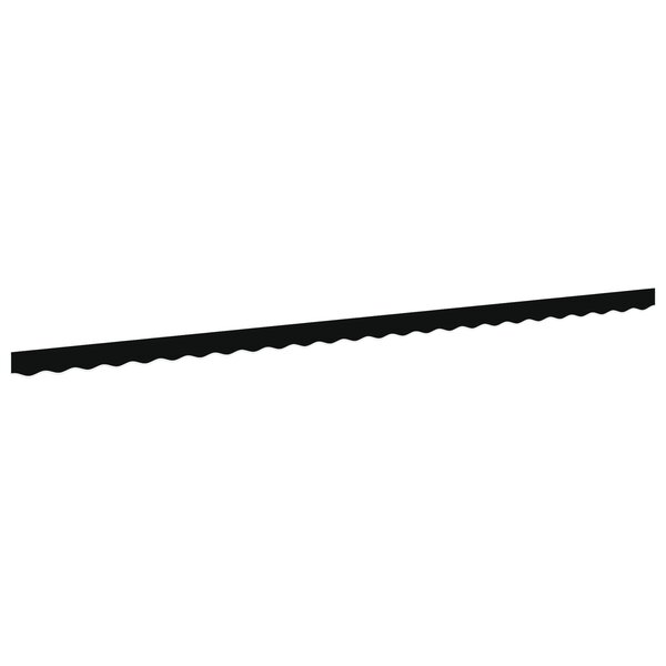 vidaXL Valance de Store pour Cadre de 6 m Noir 5.8x0.2 m