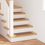 vidaXL Marches d'escalier 15 Pièces Jaune 60 x 25 cm Polypropylène