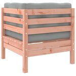 vidaXL Salon de jardin 5 Pièces et coussins bois massif sapin de douglas