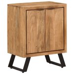 vidaXL Buffet avec 2 portes 55x36x72 cm bois massif d'acacia