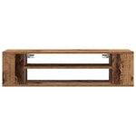 vidaXL Meuble TV Bois ancien 100 x 30 x 26 5 cm Bois d'ingénierie