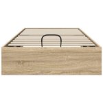 vidaXL Cadre de lit ottoman Chêne Sonoma 193 x 75 5 x 25 cm