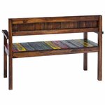 vidaXL Chaises à manger lot de 4 bois de récupération solide