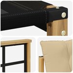 vidaXL Ensemble de canapés d'extérieur 9 pc Blanc et Beige