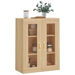 vidaXL Armoire murale chêne sonoma 69 5x34x90 cm