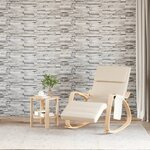 vidaXL Panneaux muraux 3D 14 Pièces gris clair 100x25 cm EPS