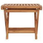 vidaXL Repose-pied pliable 46 5x49x41 5 cm Bois de teck solide