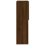 vidaXL Meuble TV avec lumières LED chêne marron 40 5x30x102 cm