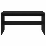 vidaXL Meuble TV chêne noir 80x40x40 cm bois d'ingénierie