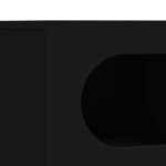 vidaXL Meuble TV Noir 60 x 35 x 40 cm Bois d'ingénierie