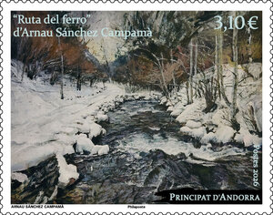 Timbre Andorre - Ruta del ferro