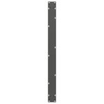 vidaXL Pieds de table à manger en U 3 pièces Anthracite 100 x (72-73) cm Acier