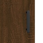 vidaXL Armoire murale chêne marron 69 5x34x90 cm