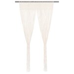 vidaXL Rideau en macramé 140x240 cm Coton