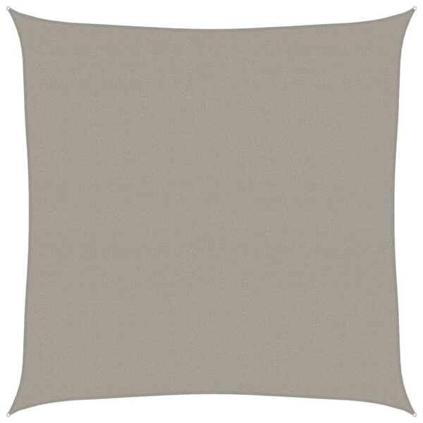 vidaXL Voile d'ombrage 160 g/m² carré gris clair 4 5x4 5 m PEHD