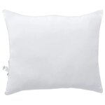 vidaXL Oreiller Blanc Mélange de 105gsm 50  coton et 50  polyester