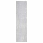 vidaXL Tapis doux à poils moyens et lavable HUARTE Gris 400 x 80 cm