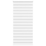 vidaXL Store zèbre blanc 100x230 cm largeur du tissu 95 9cm polyester