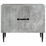 vidaXL Table basse Gris béton 49 x 50 x 40 cm Bois d'ingénierie