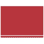 Auvent manuel rétractable vidaXL Rouge 450x300 cm