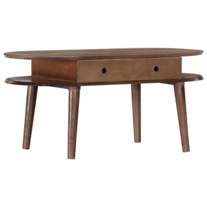 vidaXL Table basse 100x50x46 cm Bois d'acacia solide