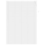 vidaXL Store Vénitien Réglable Blanc 213 x 140 cm PVC