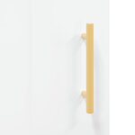 vidaXL Buffet blanc brillant 100x36x60 cm bois d'ingénierie