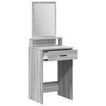 vidaXL Coiffeuse Sonoma gris 50 x 41 x 140 cm Bois d'ingénierie