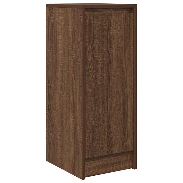 vidaXL Buffet chêne marron 29 5x34x76 cm bois d'ingénierie