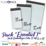 Pack essentiel 1 poch’emballages colis s/m/l x 30