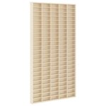 vidaXL Étui d'affichage Marron 50 x 4.5 x 96 cm Bois d'ingénierie