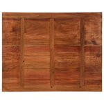 vidaXL Dessus de table 90x80x3 8 cm rectangulaire bois massif récupéré