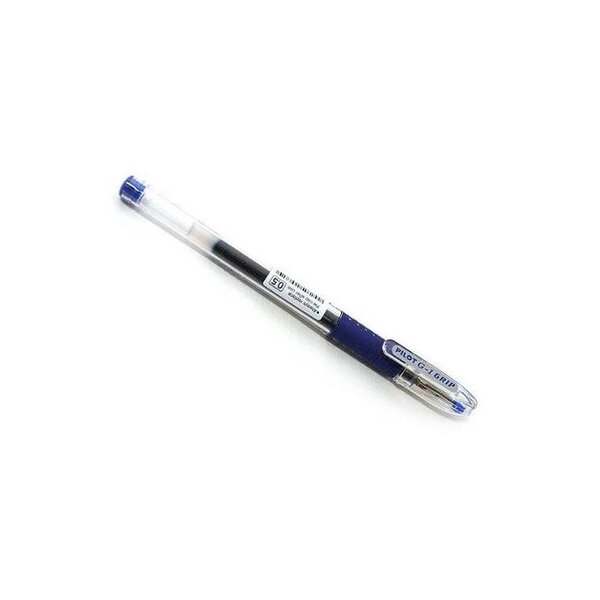 Stylo à bille G1 GRIP pointe fine encre gel bleue x 12 PILOT