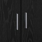 vidaXL Meuble Chêne noir 70 x 35 x 180 cm Bois d'ingénierie
