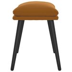 vidaXL Repose-pied Marron 45x29 5x35 cm Velours