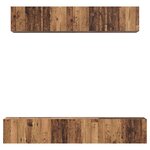 vidaXL Ensemble de meubles TV 5 Pièces Bois ancien Standard Moyen
