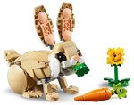 LEGO Creator - Ensemble de construction L'adorable lapin 31162 - 3 en 1 pour enfants de 8 ans et plus