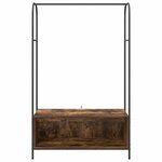vidaXL Porte-vêtements Marron 100 x 44 x 160 cm Bois d'ingénierie