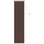 vidaXL Store Vénitien Réglable Marron foncé avec motif 213 x 40 cm PVC
