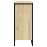 vidaXL Buffet chêne sonoma 97x32 5x74 5 cm bois d'ingénierie