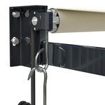 vidaXL Auvent rétractable automatique crème 5x3 m