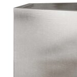 vidaXL Jardinière hexagone 69x60x45 cm acier inoxydable