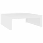 vidaXL Table basse blanc 100x100x35 cm bois d'ingénierie