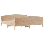 vidaXL Cadre de lit sans matelas 160x200 cm bois massif de pin
