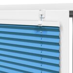 vidaXL Store plissé bleu 40x150 cm largeur du tissu 39 4 cm polyester